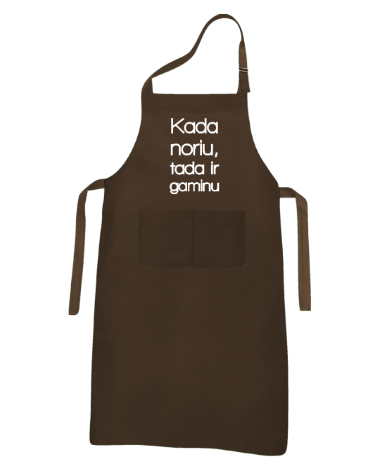 Kada noriu tada ir gaminu